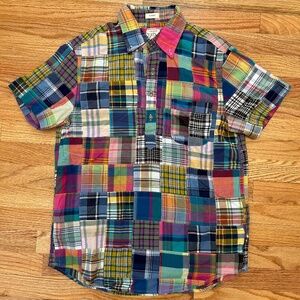 J Crew Indian Madras - Patchwork - Men's S